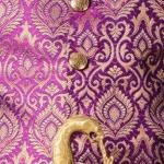 Jam Purple Designer Kimkhab Royal Rajputana Style Achkan | Elegant Ethnic Wear | Jaipurio